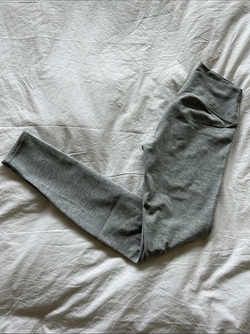 ALO Yoga High Waist Highlight Legging Athletic Heather Grey